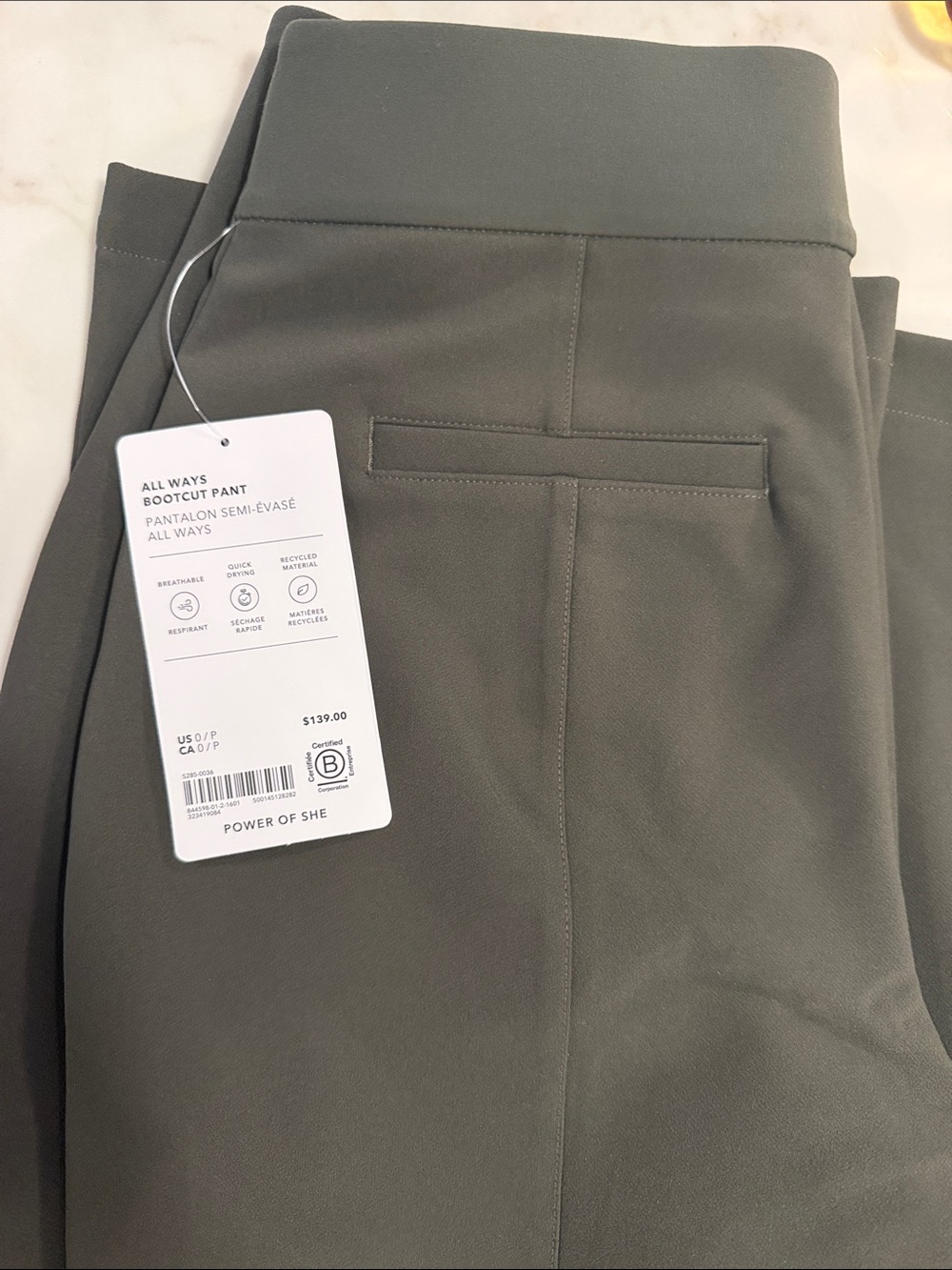 All Rise High Rise Bootcut Pants Athlete - Picture 3 of 3